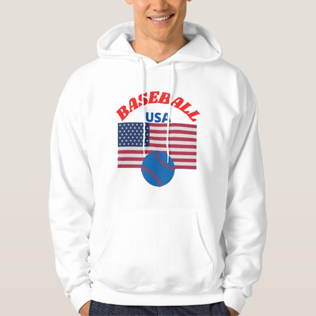 Moletom Moda Clássica Real de Baseball AMERICAN Original (Frente)