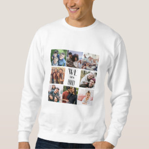 Moletom Modelo de Foto Personalizado "Somos Família"