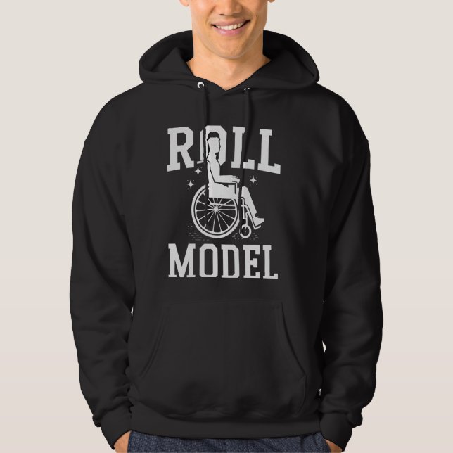 Moletom Modelo de Rolagem para Cadeiras de Rodas para Defi (Frente)