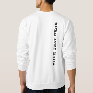 Moletom Modelo de texto personalizado masculino básico bra