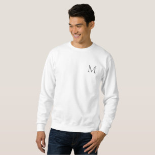 Moletom Modelo Moderno Monograma Elegante Masculino Básico