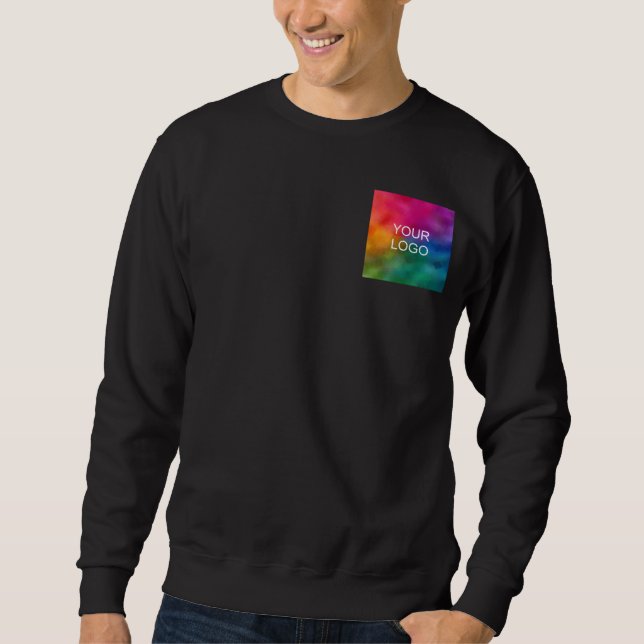 Moletom Modelo personalizado Carregar Adicionar imagem log (Frente)