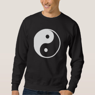 Moletom Modelo preto e branco da ilustração de Yin Yang