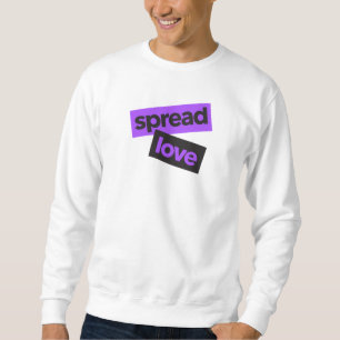 Moletom Modern, urban, vibrant, trendy graphic Spread Love