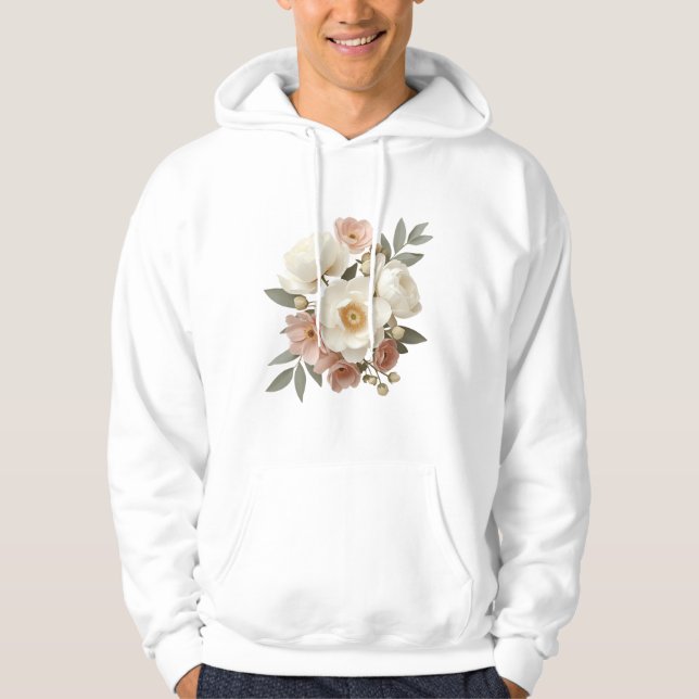 Moletom Moderna elegante minimalista Rosa  (Frente)