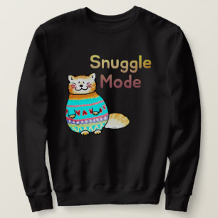 Moletom Modo Abraço Gatinho Ruivo Fofo