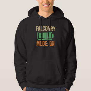 Moletom Modo de Falcoaria no Projeto de Bateria