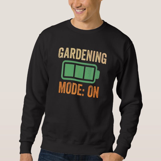 Moletom Modo de Jardinagem na Bateria (Frente)