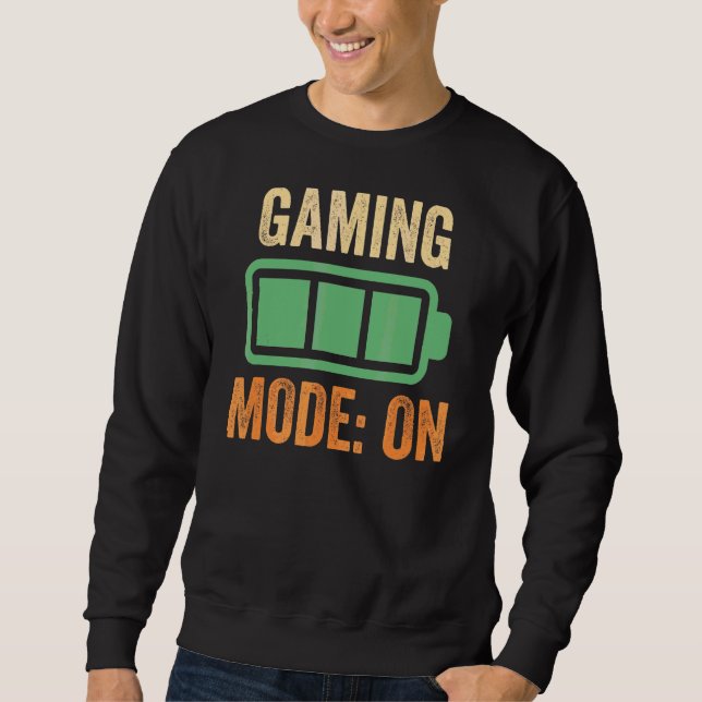 Moletom Modo de Jogo na Bateria Projeto (Frente)