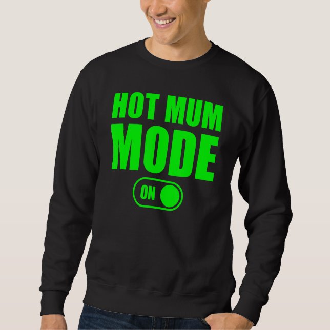 Moletom Modo de Mãe Ativa No Modo De Mãe Aquente De Mãe At (Frente)