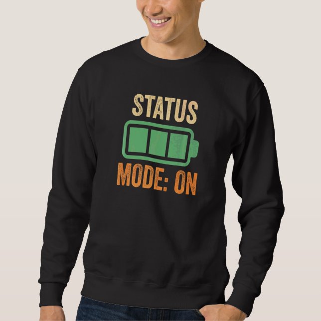 Moletom Modo de Status na Crypto (Frente)