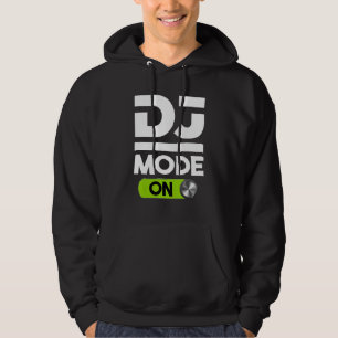 Moletom Modo DJ Ativado Para Homens e Mulheres Disc Jockey