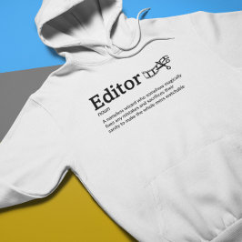 Moletom Modo Luz de Definição do Editor - Editor de Filmes