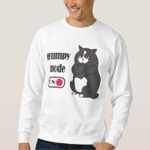 Moletom Modo rabugento em gato gordo engraçado