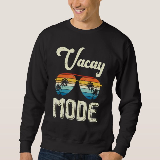 Moletom Modo Retro Vacinado Praia Óculos Sunset Verão (Frente)