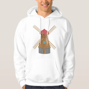 Moletom Moinho de Vento de Madeira Tradicional Rústico