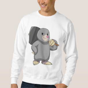 Moletom Mole como Handyman com Hammer