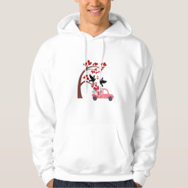 Moletom Moleques de Amor e Camisola de Capuz de Caminhão F