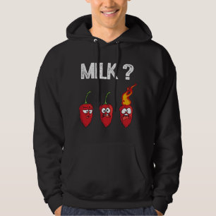 Moletom Molho de Leite de Pimenta Habanero Quente Engraçad