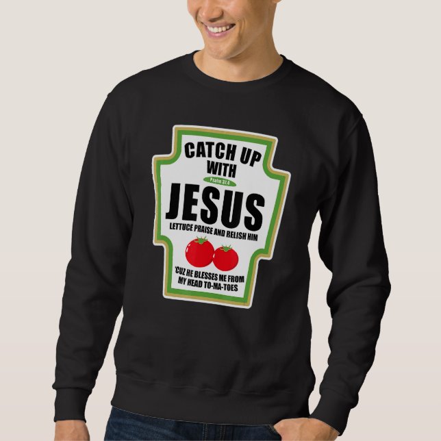 Moletom Molho Para Acompanhar Jesus Condimentos Religiosos (Frente)