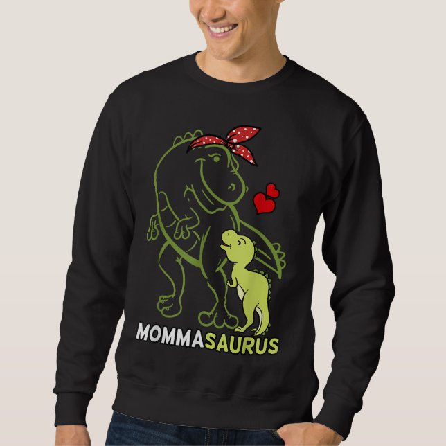 Moletom Mommasaurus Momma Dinossaur Mamãe (Frente)