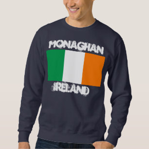 Moletom Monaghan, Irlanda com bandeira irlandesa