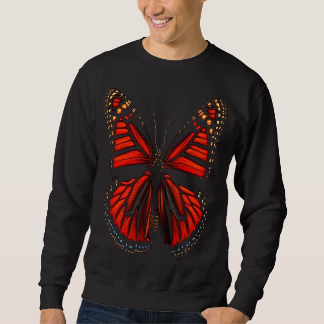 Moletom Monarch Butterfly Bright Colors Beautiful Insects (Frente)