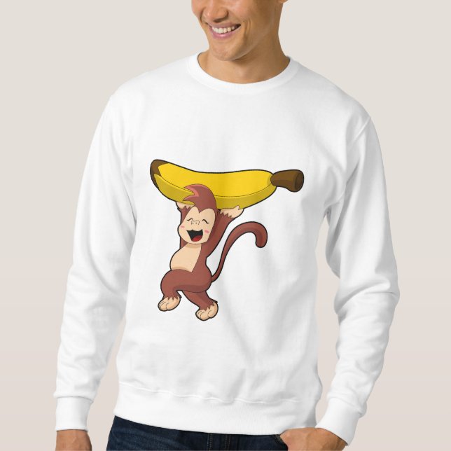 Moletom Monkey with Banana (Frente)