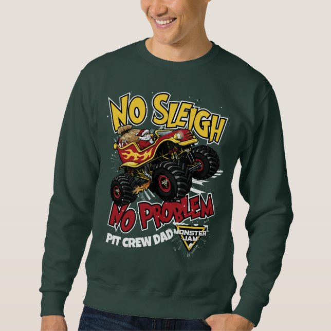 Moletom Monster Jam "Sem Trenó, Sem Problemas" Caminhão do (Frente)
