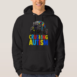 Moletom Monster Truck Esmagando Autismo Autismo