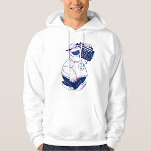 Moletom Monstro de cookies Bloqueio com a Boom Box