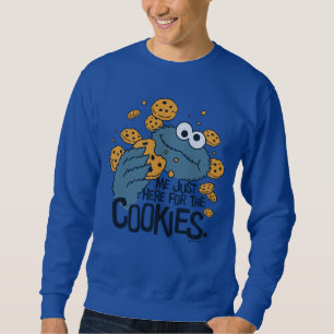 Moletom Monstro de cookies Eu só estou aqui para os cook