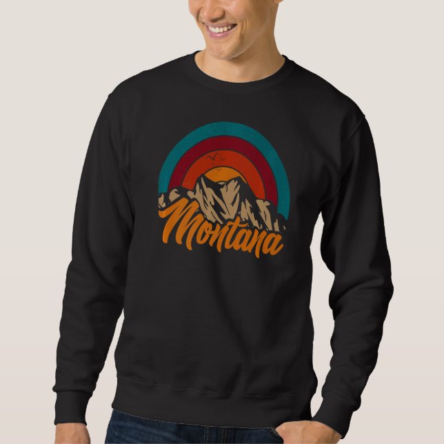 Moletom Montana Home State Mountain Nature (Frente)
