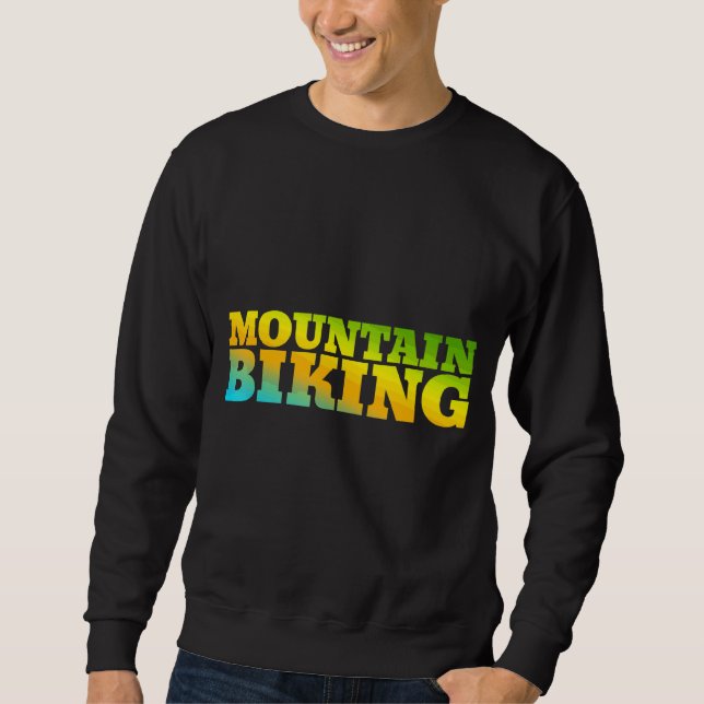 Moletom Montanha De Comboio Projetada Com Cores Da Naturez (Frente)
