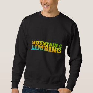 Moletom Montanha Escalada Com Cores Da Natureza