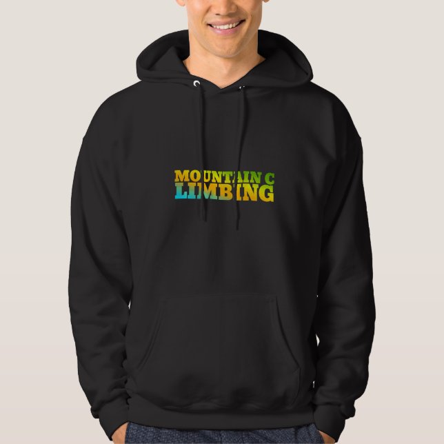 Moletom Montanha Escalada Com Cores Da Natureza (Frente)