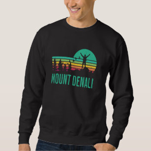 Moletom Montanha Retro Denali Lembrança Mt. Denali