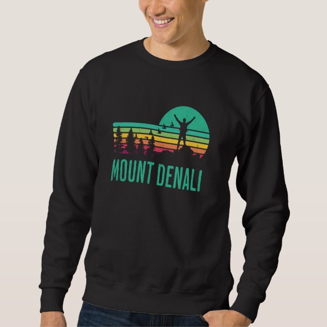Moletom Montanha Retro Denali Lembrança Mt. Denali (Frente)