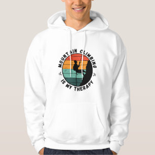 Moletom Montanha Subindo É Minha Terapia Hoodie