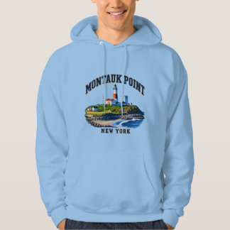Moletom Montauk Point Farol de Nova York Casaco Costeiro