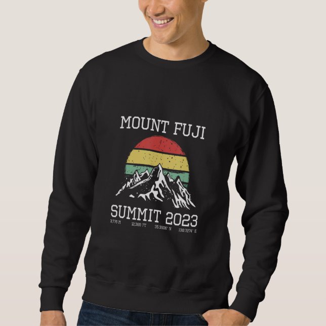 Moletom Monte Fuji Summit 2023 Hike Japan Sun Hiki (Frente)