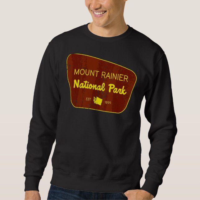 Moletom Monte Rainier National Park Washington Nature Dist (Frente)