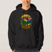 Monte Rainier National Park Washington Retro