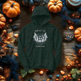 Moletom Morcego Branco retro voador - Halloween Retrô em M