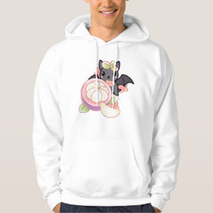 Moletom Morcego Kawaii Fofo com Mangostim Exótico