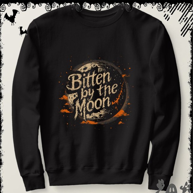 Moletom Mordido pela Lua | ExDesigner | Dia das Bruxas (Criador carregado)
