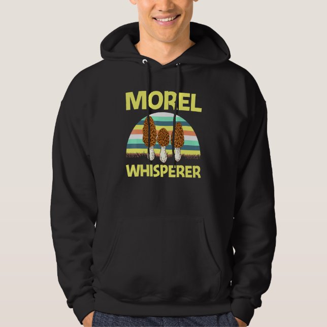 Moletom Morel para Homens Morel Mushroom Fungi Hunter 3 (Frente)