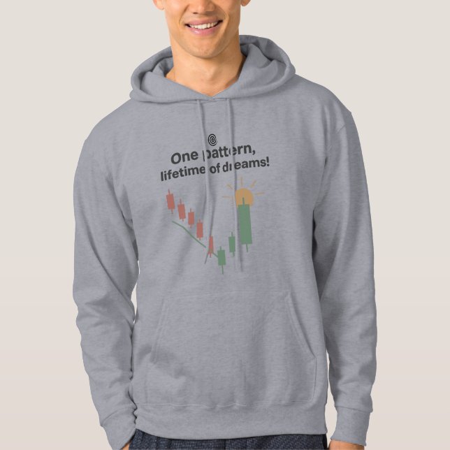 Moletom Morning Star Pattern Crypto Trader Hoodie (Frente)