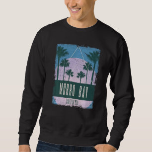 Moletom Morro Bay Califórnia CA Vaporwave Antigo Retro 80