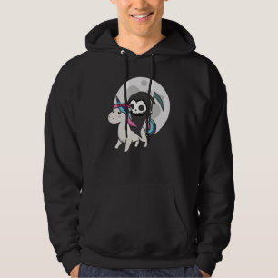 Moletom Morte Dirigindo Unicorn Funny Unicorn Lua